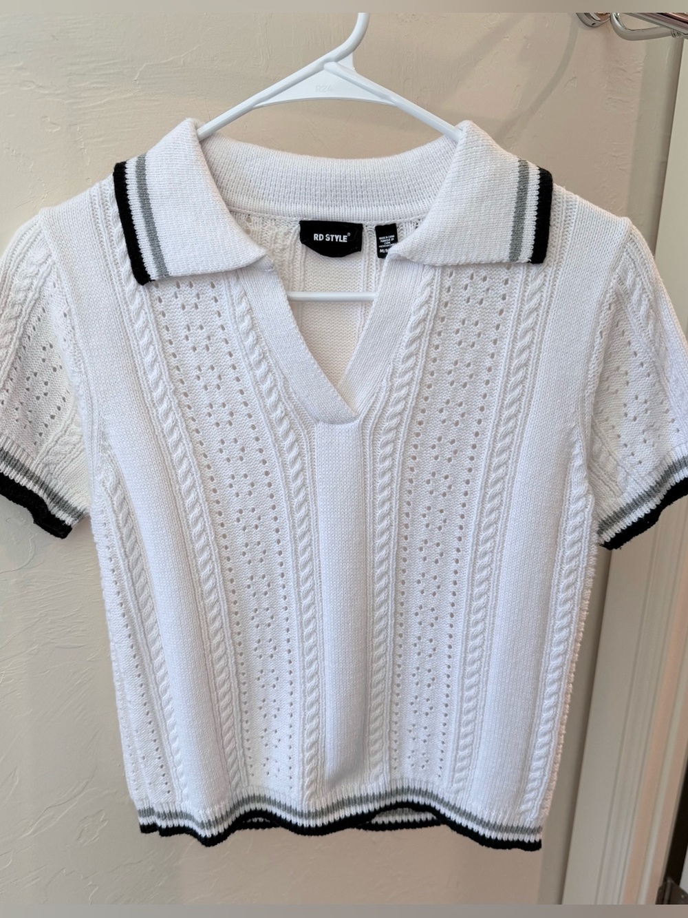 RD STYLE Short sleeve  sweater